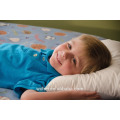Taie d&#39;oreiller blanc de haute qualité 100% coton satin rayé enfant en bas âge